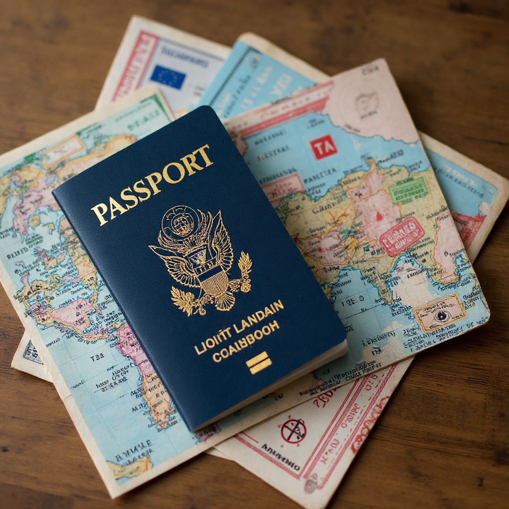 Passport and visa documents